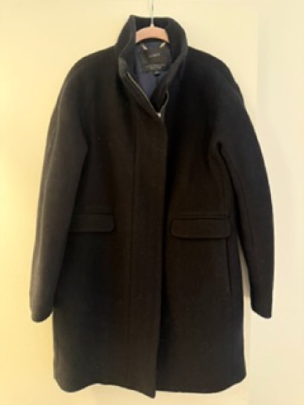 J.Crew Cocoon coat in Italian stadium-cloth wool blend